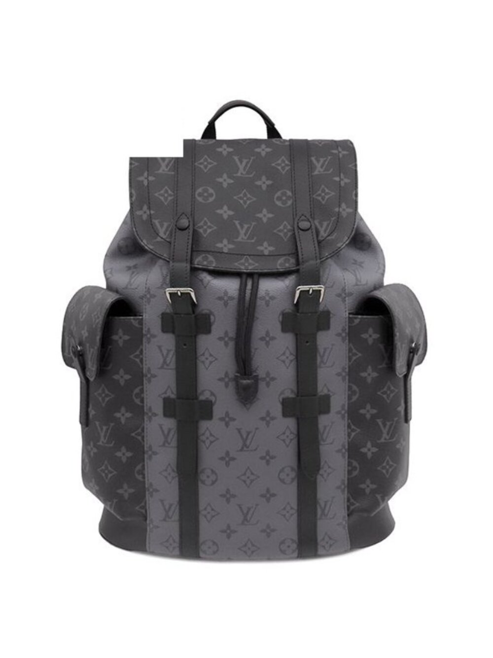 Louis Vuitton Backpack Christopher MM Monogram Eclipse Reverse Canvas Matte